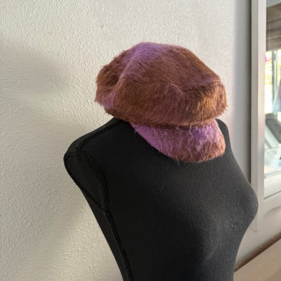 NWOT -Free People Upstate Wool Cadet Cap Pink/Rose - One Size - Picture 5 of 9